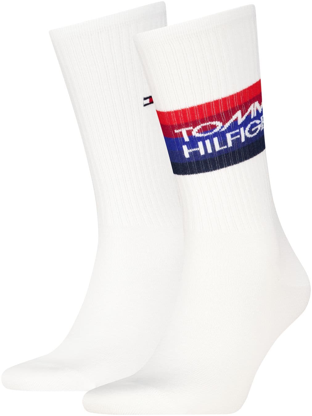 TOMMY HILFIGER Herren Tennissocken TH Logo 2er Pack