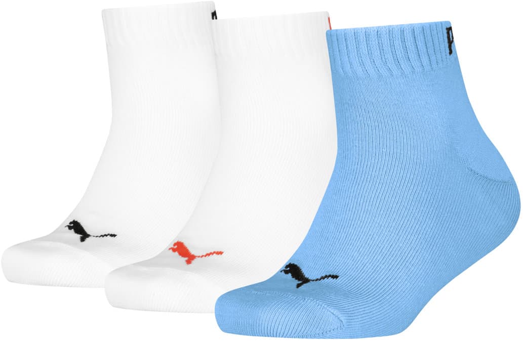 PUMA Kinder Socken Plain Quarter 3er Pack