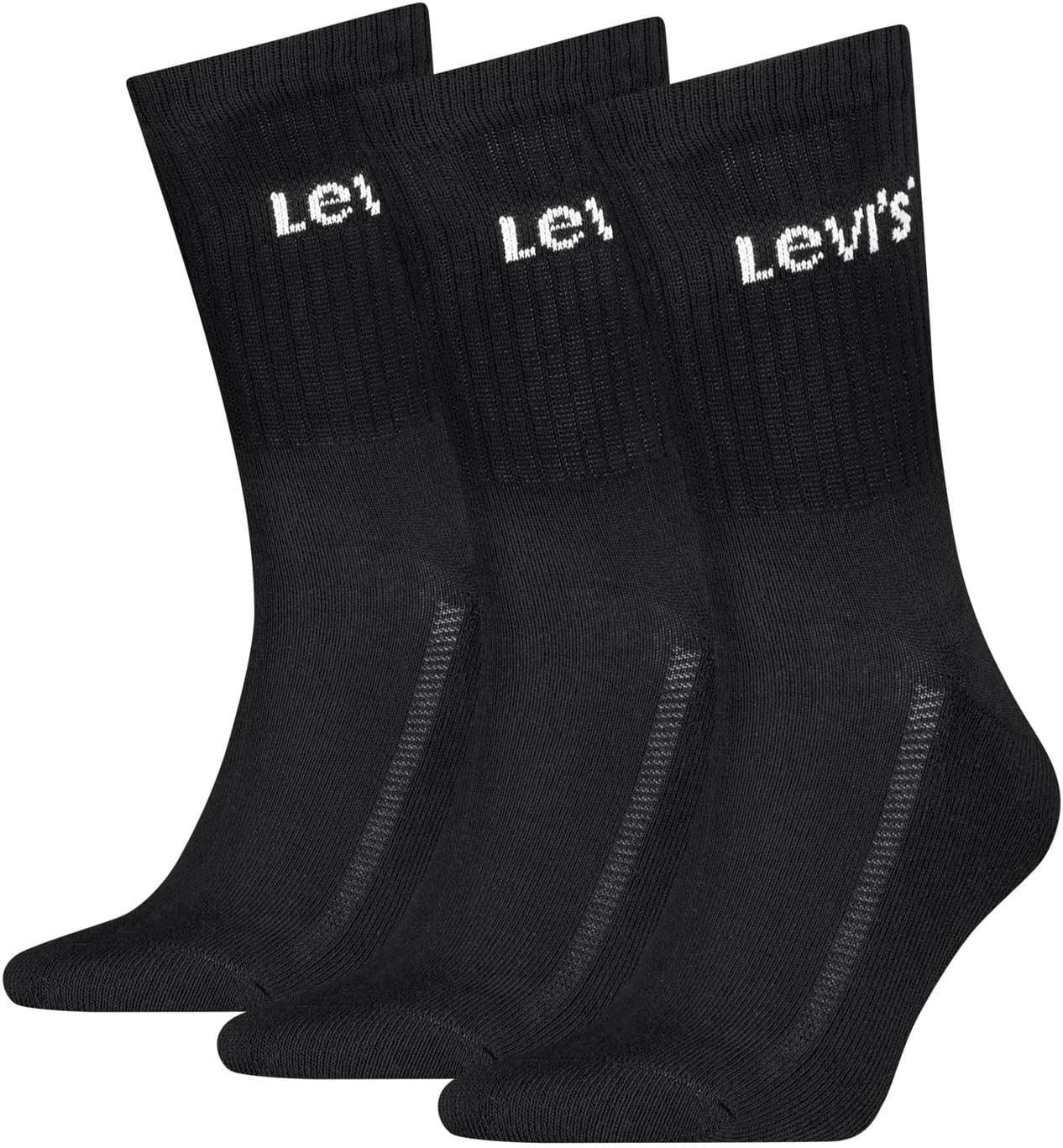Levis Unisex Socken Regular Cut Orange Tab 3er Pack
