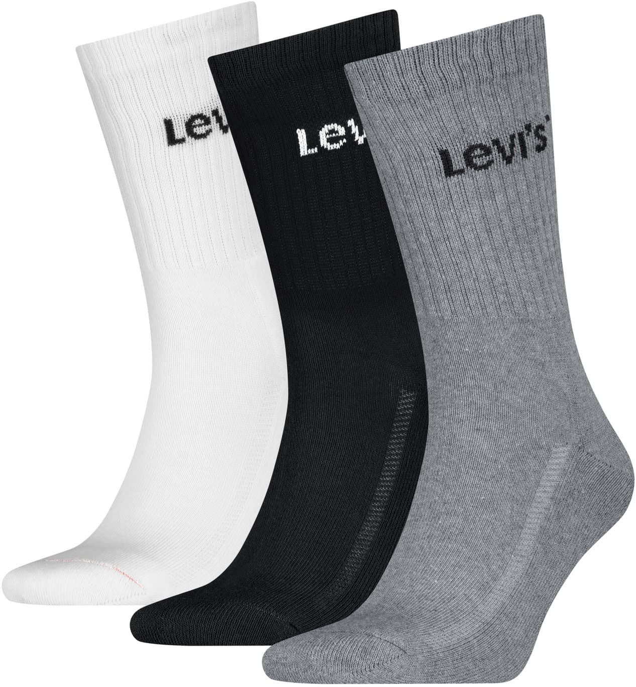 Levis Unisex Socken Regular Cut Orange Tab 3er Pack