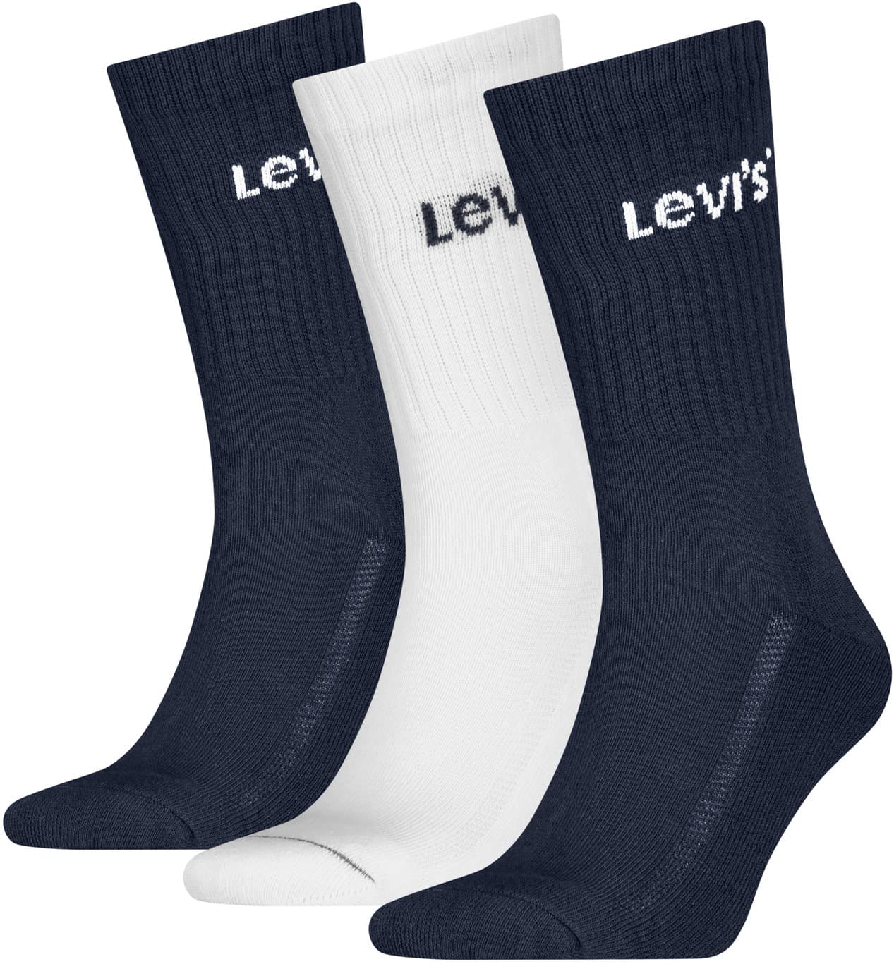 Levis Unisex Socken Regular Cut Orange Tab 3er Pack