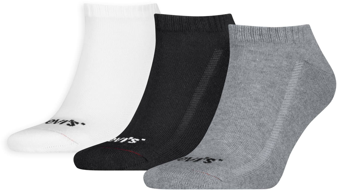 Levis Unisex Socken Low Cut Orange Tab 3er Pack