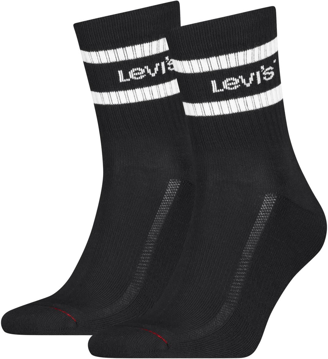 Levis Unisex Socken Short Cut Sport Stripe 2er Pack