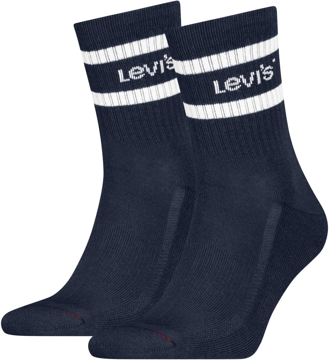 Levis Unisex Socken Short Cut Sport Stripe 2er Pack