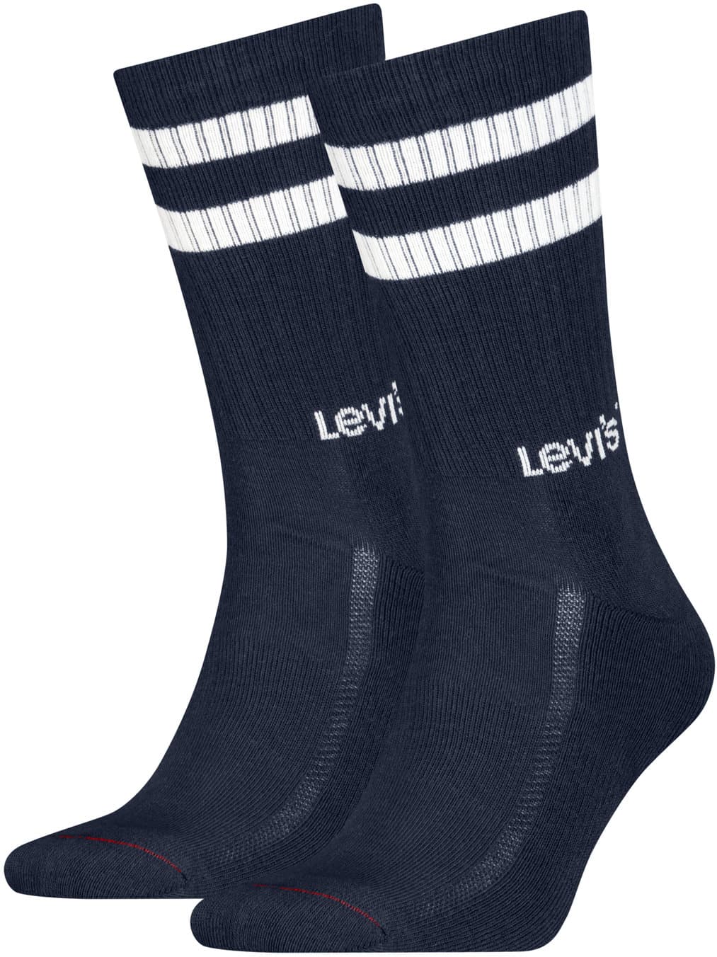 Levis Unisex Socken Reg Cut Sport Stripe 2er Pack