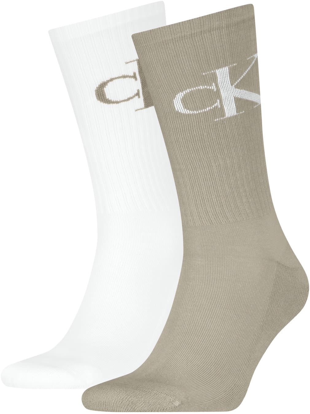 Calvin Klein Herren Socken Monogram 2er Pack