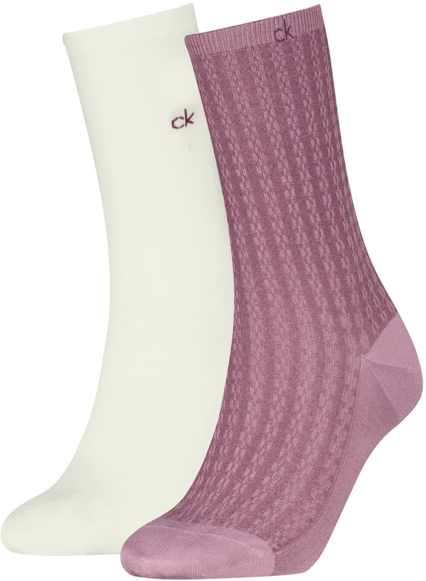 Calvin Klein Damen Socken Strucutre 2er Pack