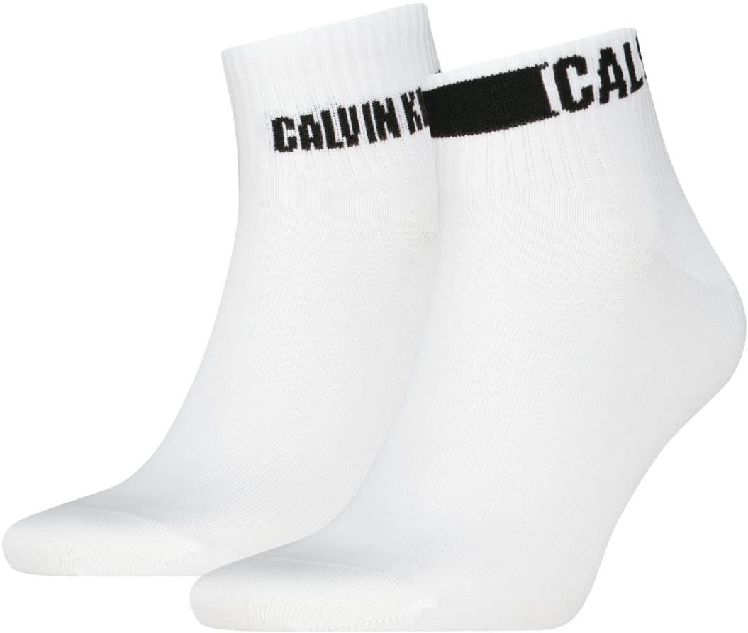 Calvin Klein Herren Sneaker Socken Logo Stripe 2er Pack