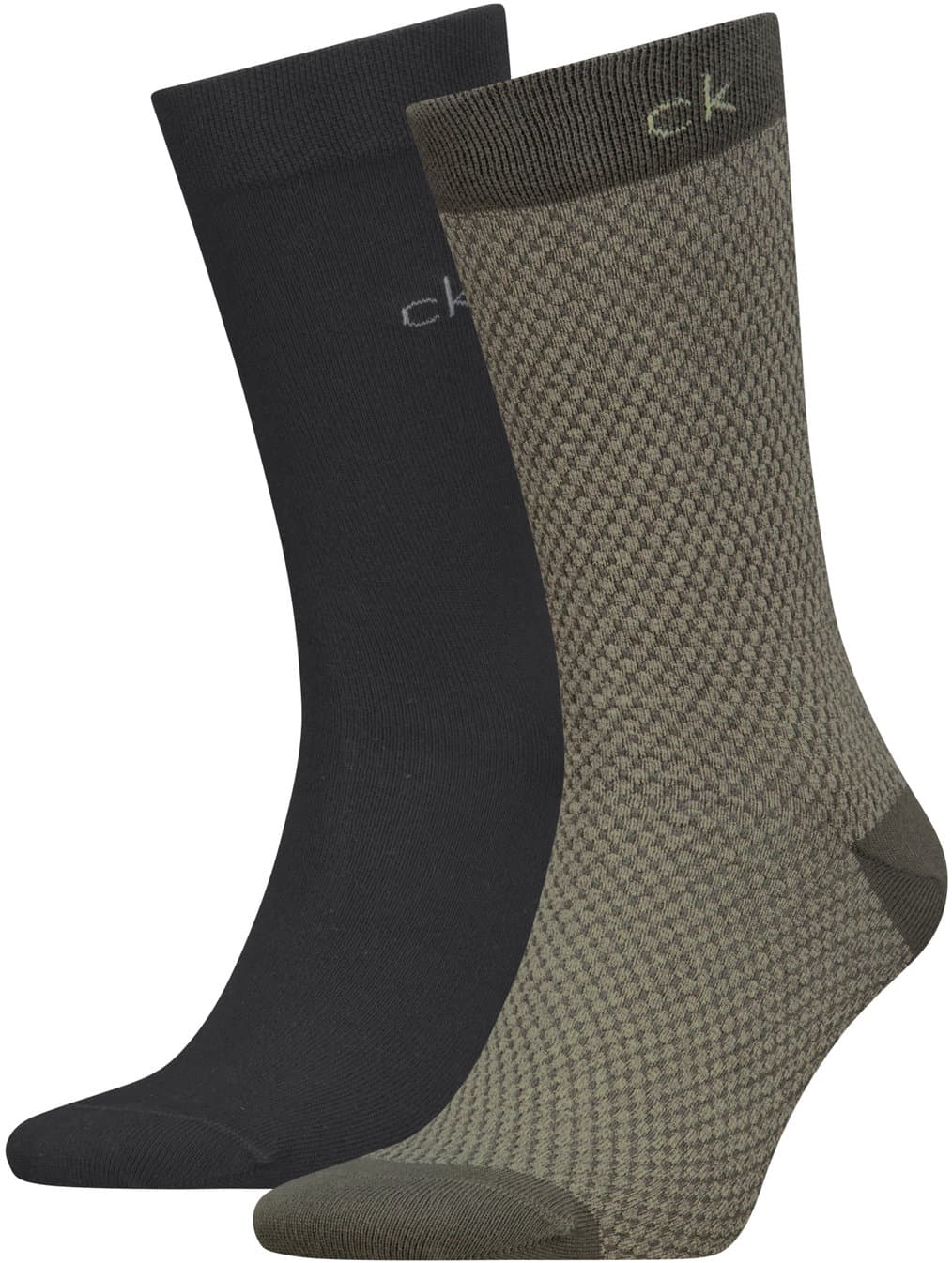 Calvin Klein Herren Socken Mouline Structure 2er Pack