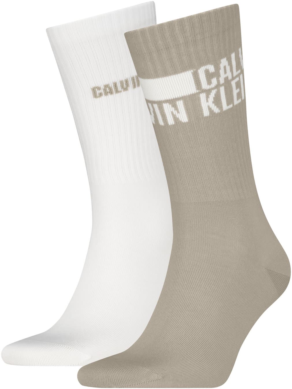 Calvin Klein Herren Socken Logo Stripe 2er Pack