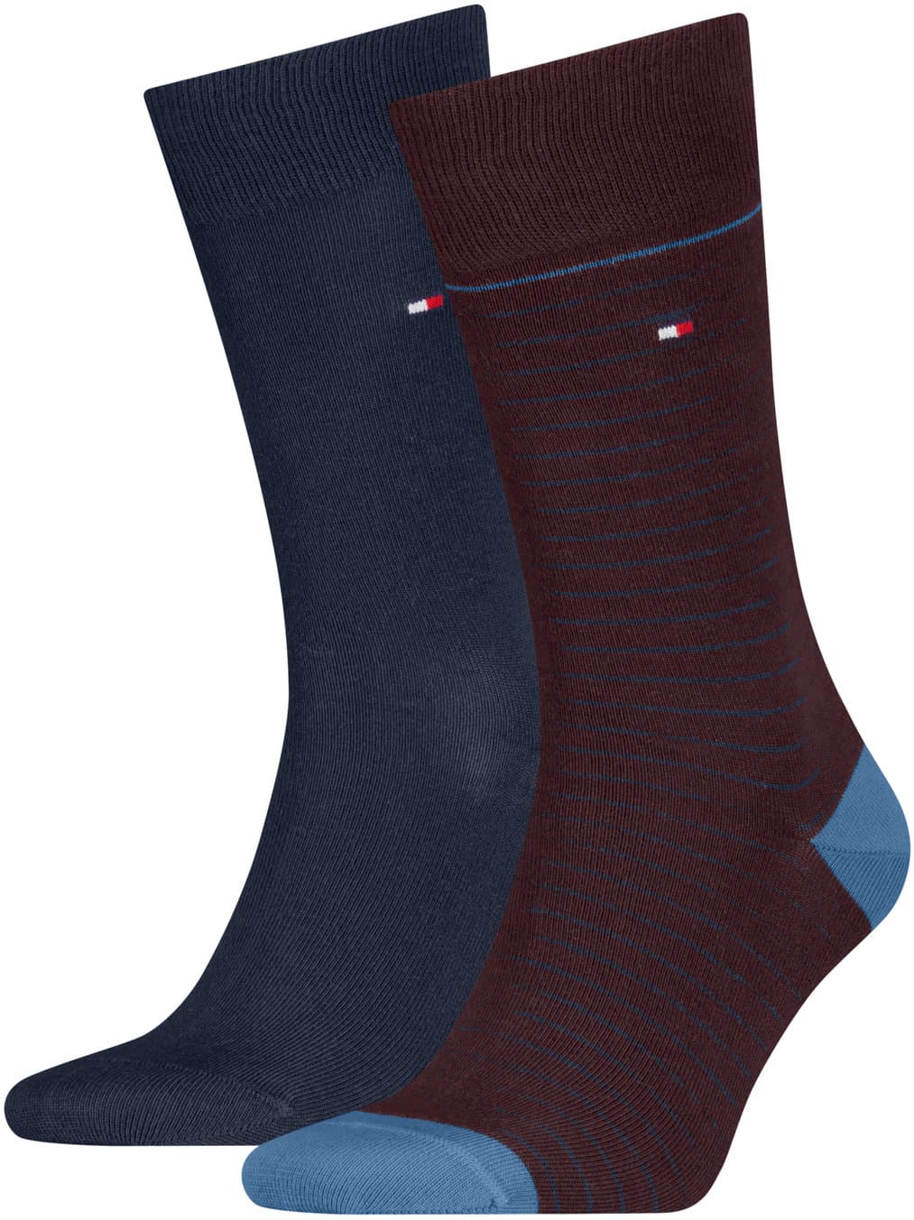 TOMMY HILFIGER Herren Socken Small Stripe 2er Pack