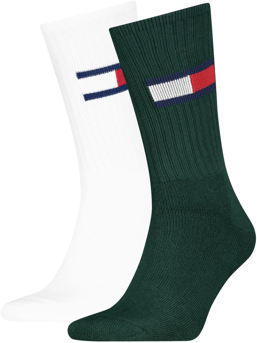TOMMY HILFIGER Unisex Socken TJ Flag 2er Pack