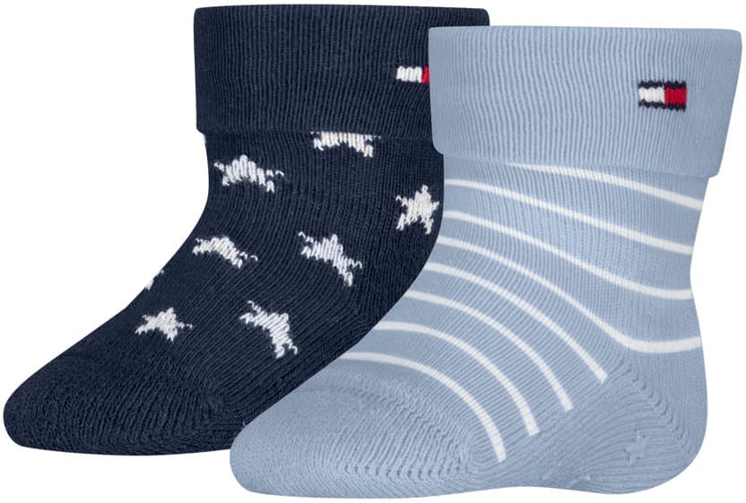 TOMMY HILFIGER Baby Socken Fold Over ABS 2er Pack