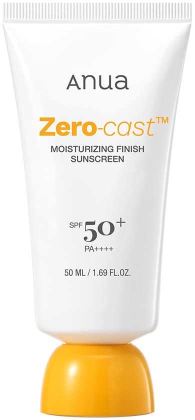 ANUA Zero-Cast Moisturizing Finish Sunscreen SPF 50+