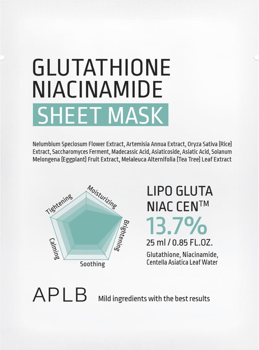 APLB Sheet Mask Glutathione Niacinamide