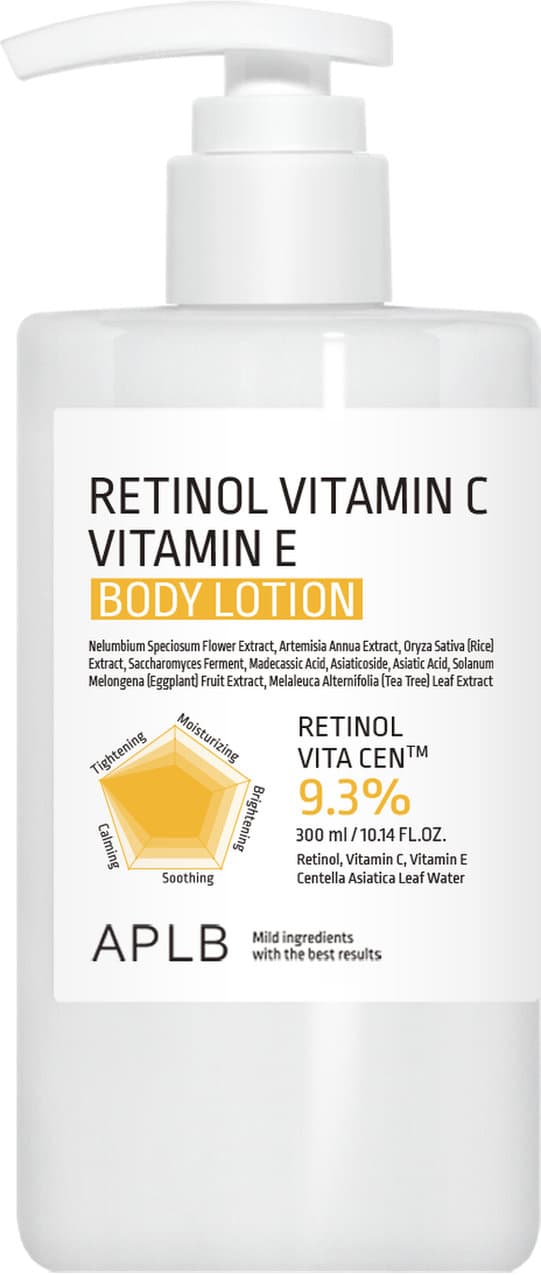 APLB Body Lotion Retinol Vitamin C Vitamin E