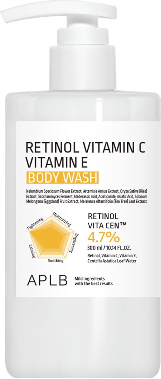 APLB Body Wash Retinol Vitamin C Vitamin E