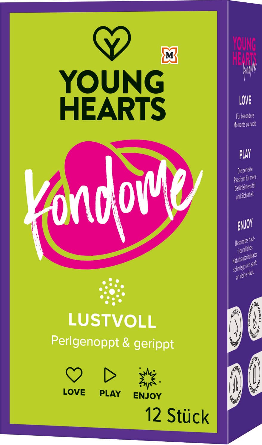 YOUNG HEARTS Kondome Lustvoll