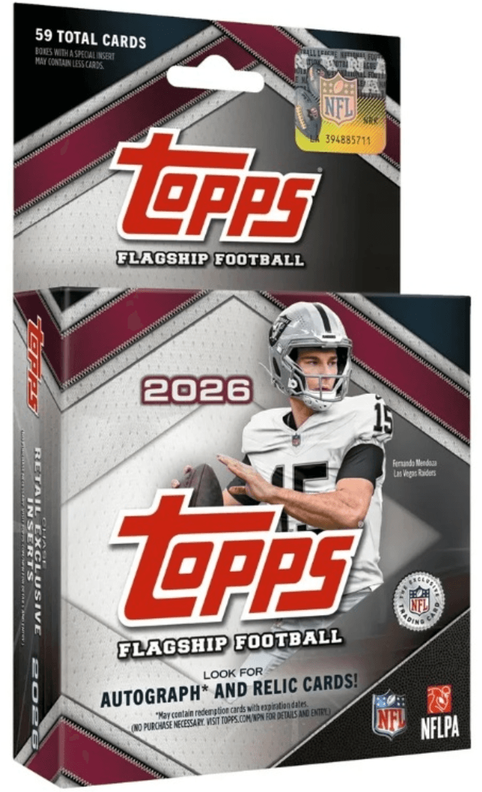 TOPPS 2026 Flagship Football Sammelkarten-Box – NFL