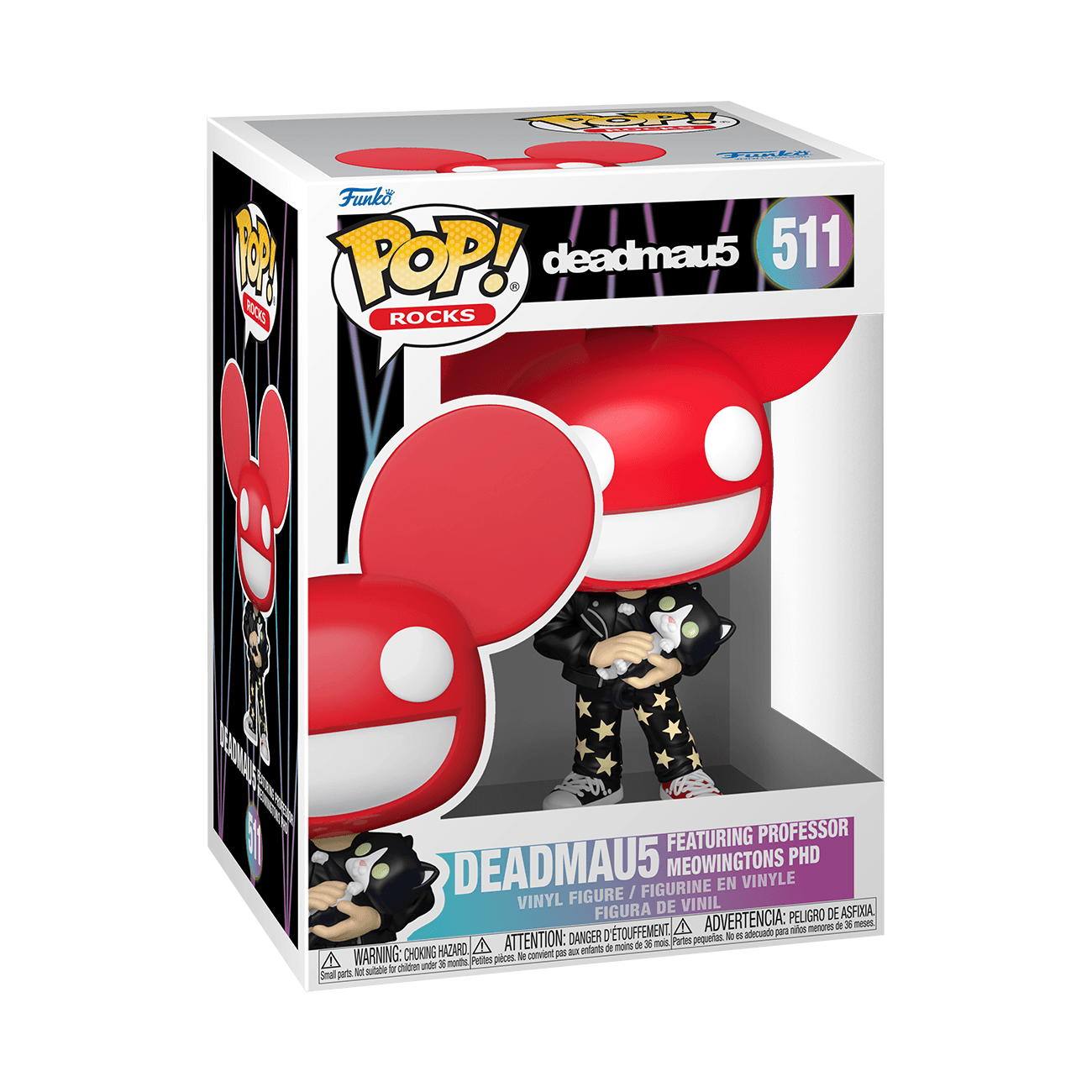 Funko POP! Rocks Deadmau5 feat. Professor Meowingtons PhD Vinylfigur #511