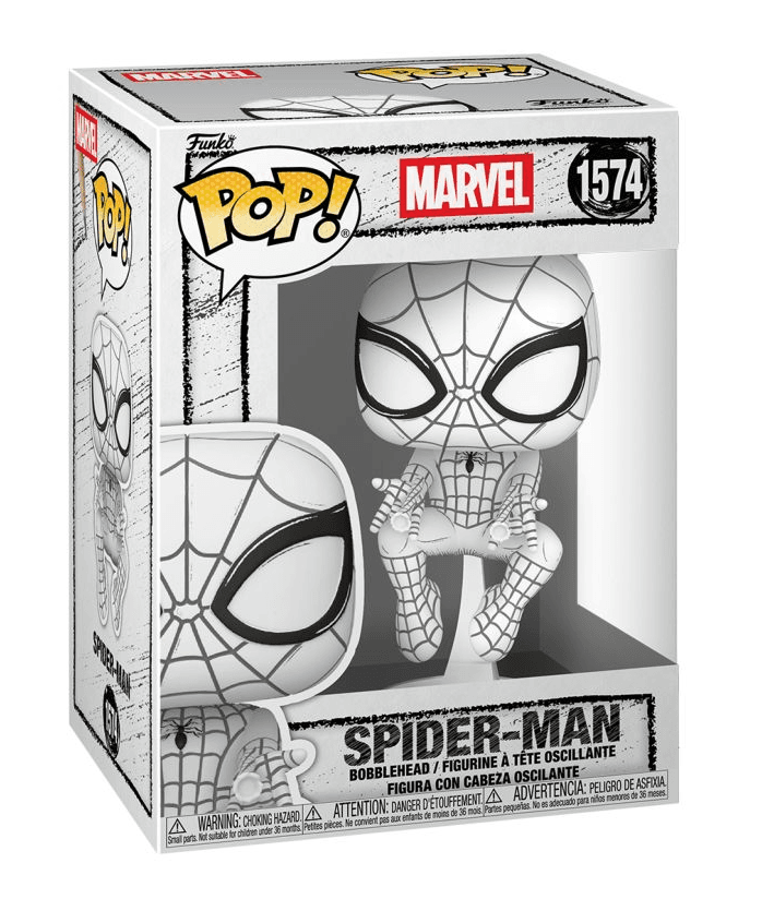 Funko - POP! - Marvel: Sketched - Spider-Man Vinyl