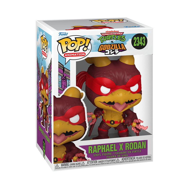 Funko - POP! - Teenage Mutant Ninja Turtles - Raphael x Rodan Vinyl