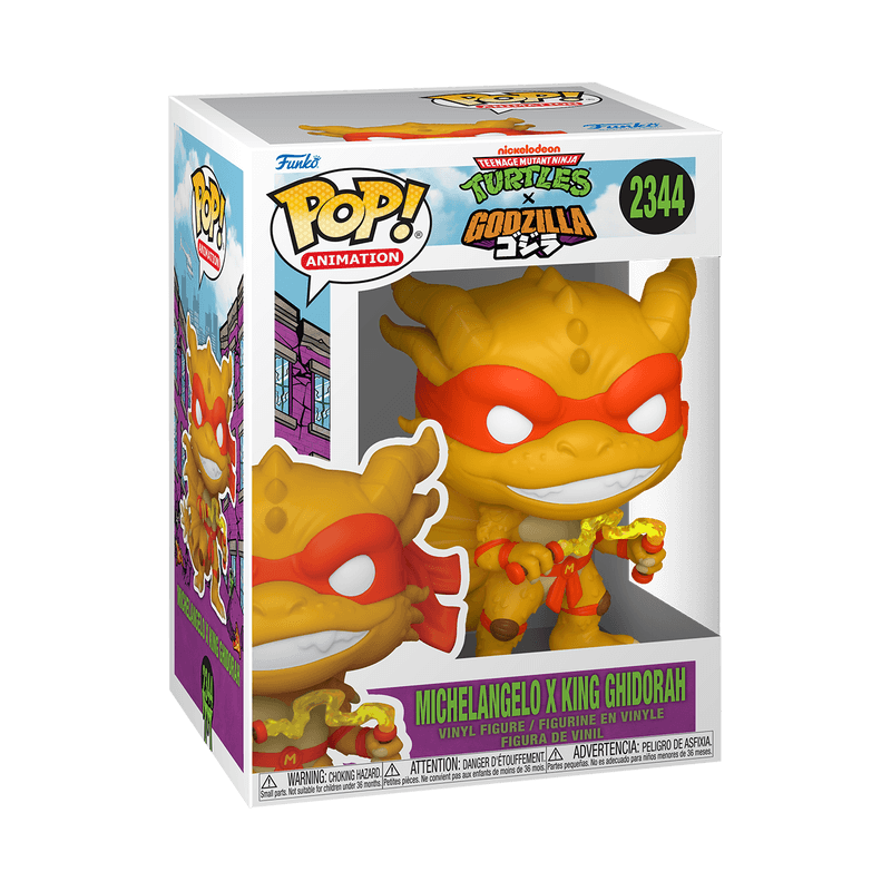 Funko - POP! - Teenage Mutant Ninja Turtles - Michelangelo x King Ghidorah Vinyl