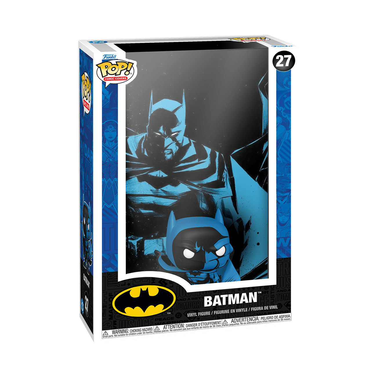 Funko POP! Comic Cover DC Batman Black & Blue Vinylfigur mit Case #27