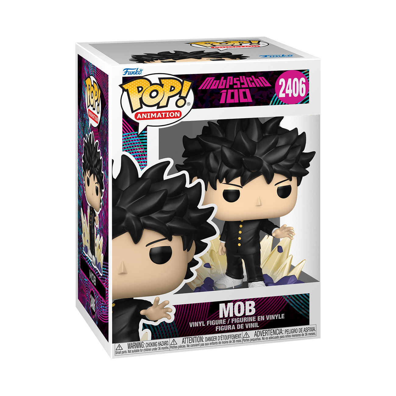 Funko POP! Anime Mob Psycho 100 Shigeo Styles May Vary Vinylfigur #2406 sortiert (Keine Auswahl möglich)