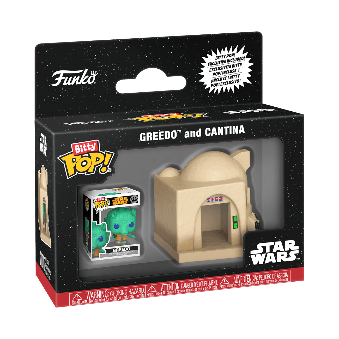 Funko - POP! - Star Wars - Bitty Pop! Towns Greedo and Cantina