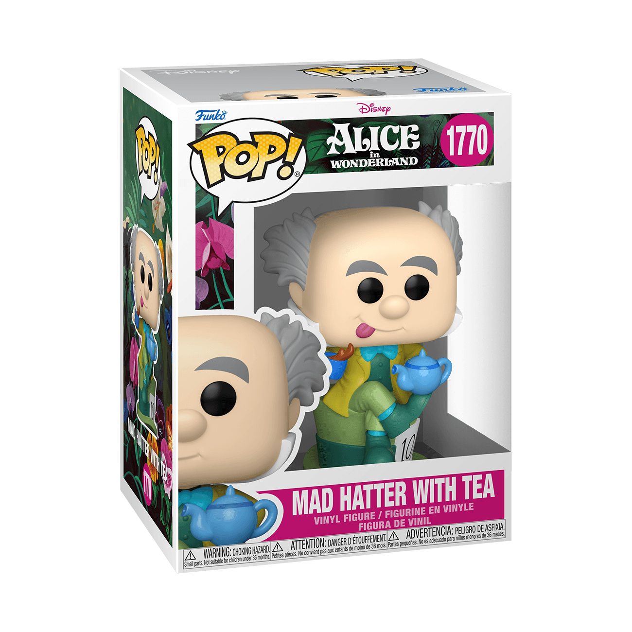 Funko POP! Disney Alice im Wunderland Mad Hatter mit Tee Vinylfigur
