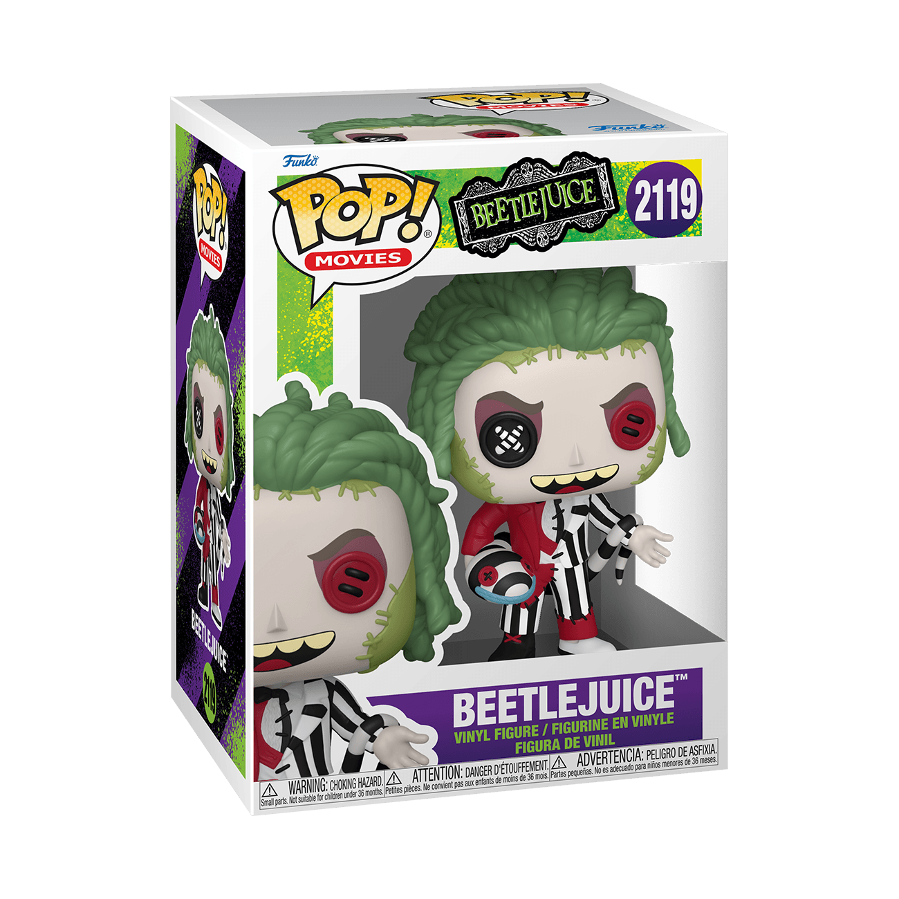 Funko POP! Movies Beetlejuice Patchwork Nr. 2119 Vinylfigur