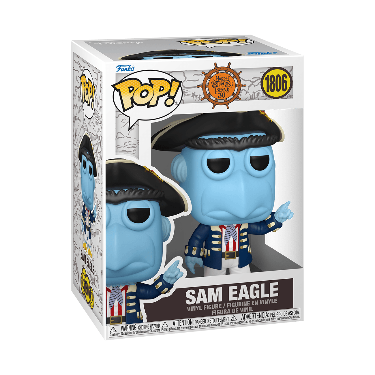 Funko POP! – Muppet Treasure Island – Sam Eagle – Vinyl-Sammelfigur