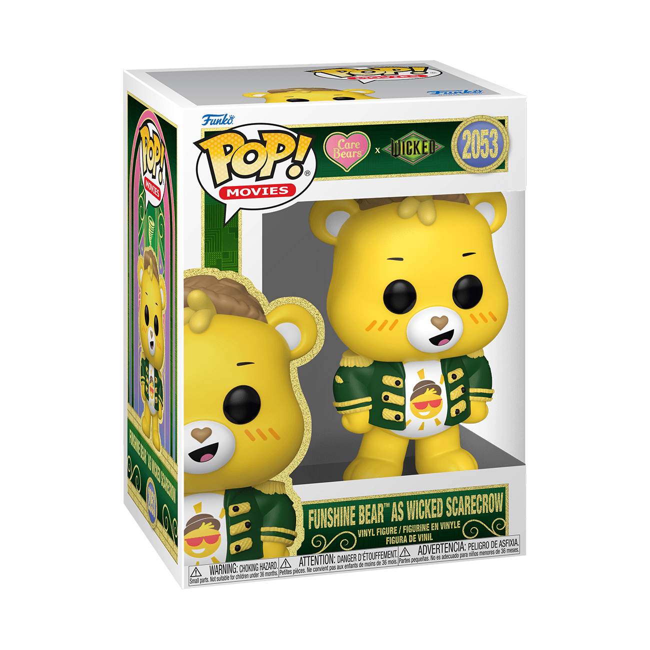 Funko POP! Movies Wicked x Care Bears Funshine Bear als Scarecrow 2053