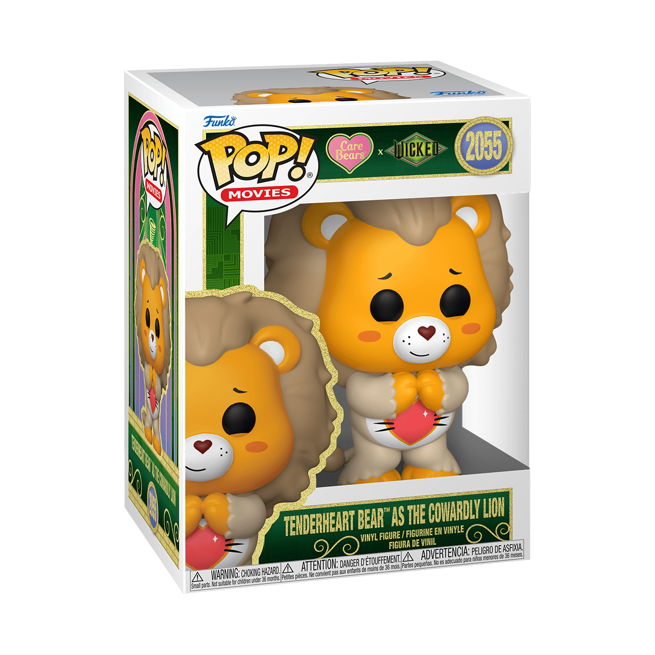 Funko POP! Movies Wicked x Care Bears Tenderheart Bear als Cowardly Lion 2055