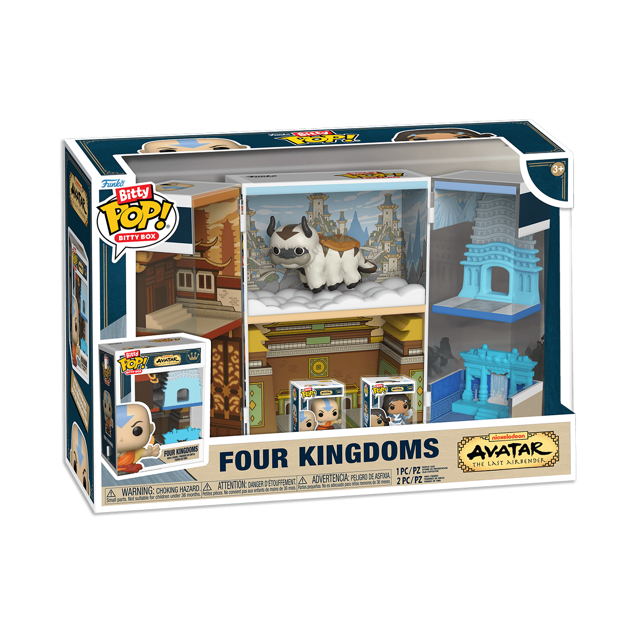 Funko Bitty Pop! Avatar: Der Herr der Elemente Four Kingdoms Bitty Box mit Aang und Katara