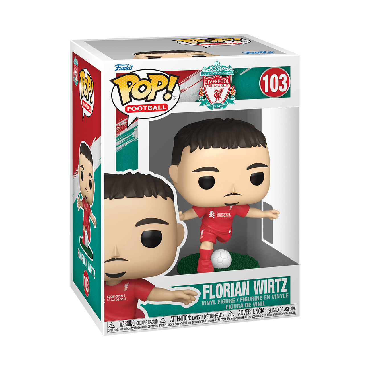 Funko POP! Football Liverpool FC Florian Wirtz Vinylfigur Nr. 103