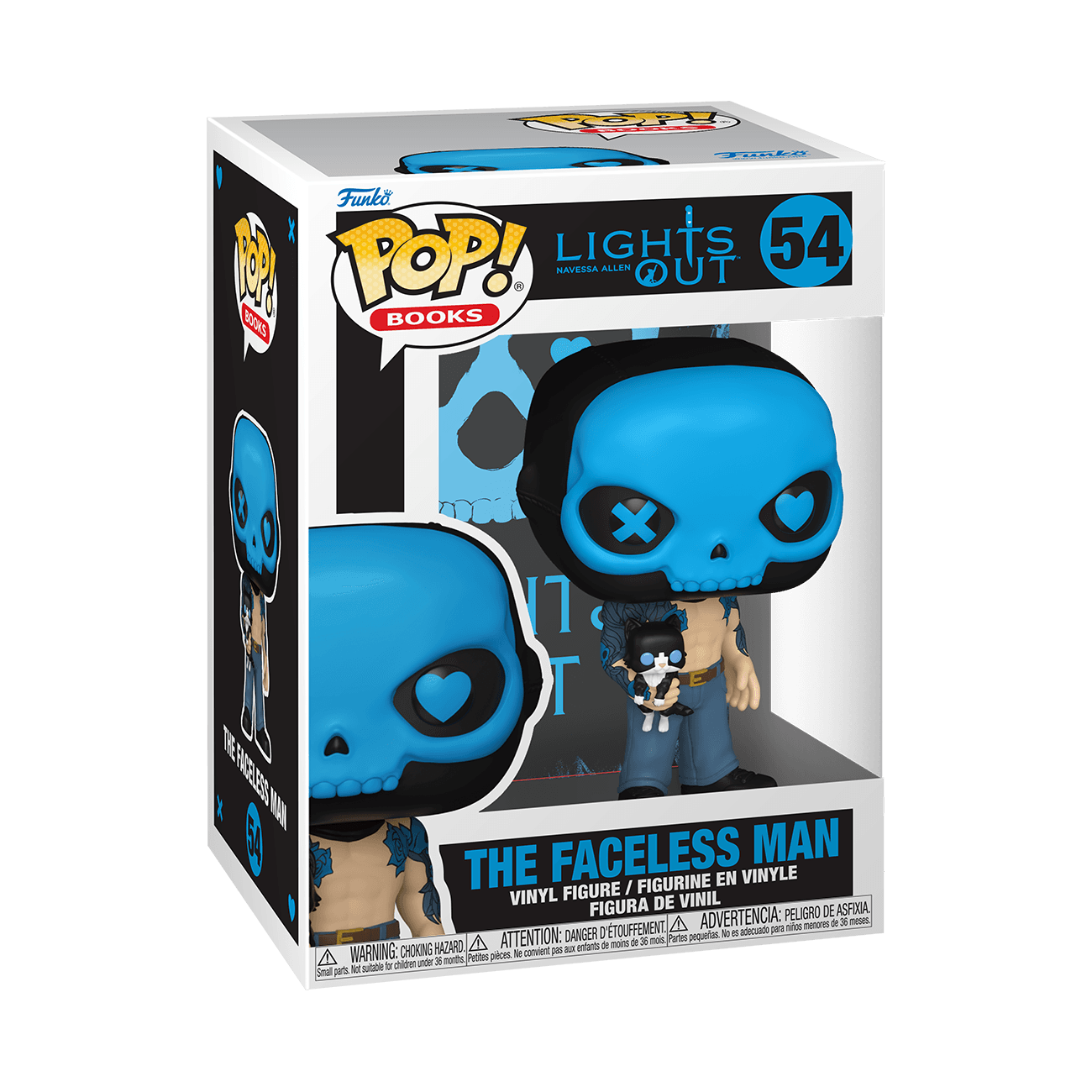 Funko POP! Books Into Darkness The Faceless Man Vinylfigur Nr. 54