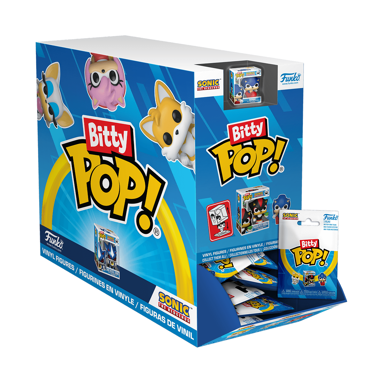Funko Mystery Bitty Pop! Sonic the Hedgehog Blindbox – 1 zufällige Figur