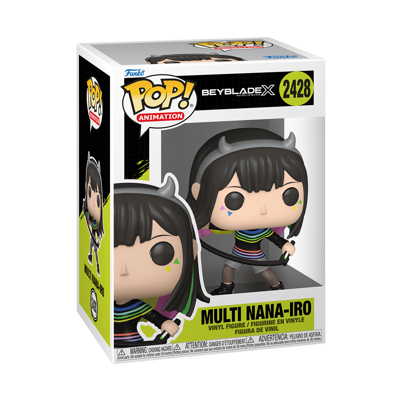 Funko POP! Anime Beyblade X Multi Nana-Iro 2428 Vinyl-Sammelfigur