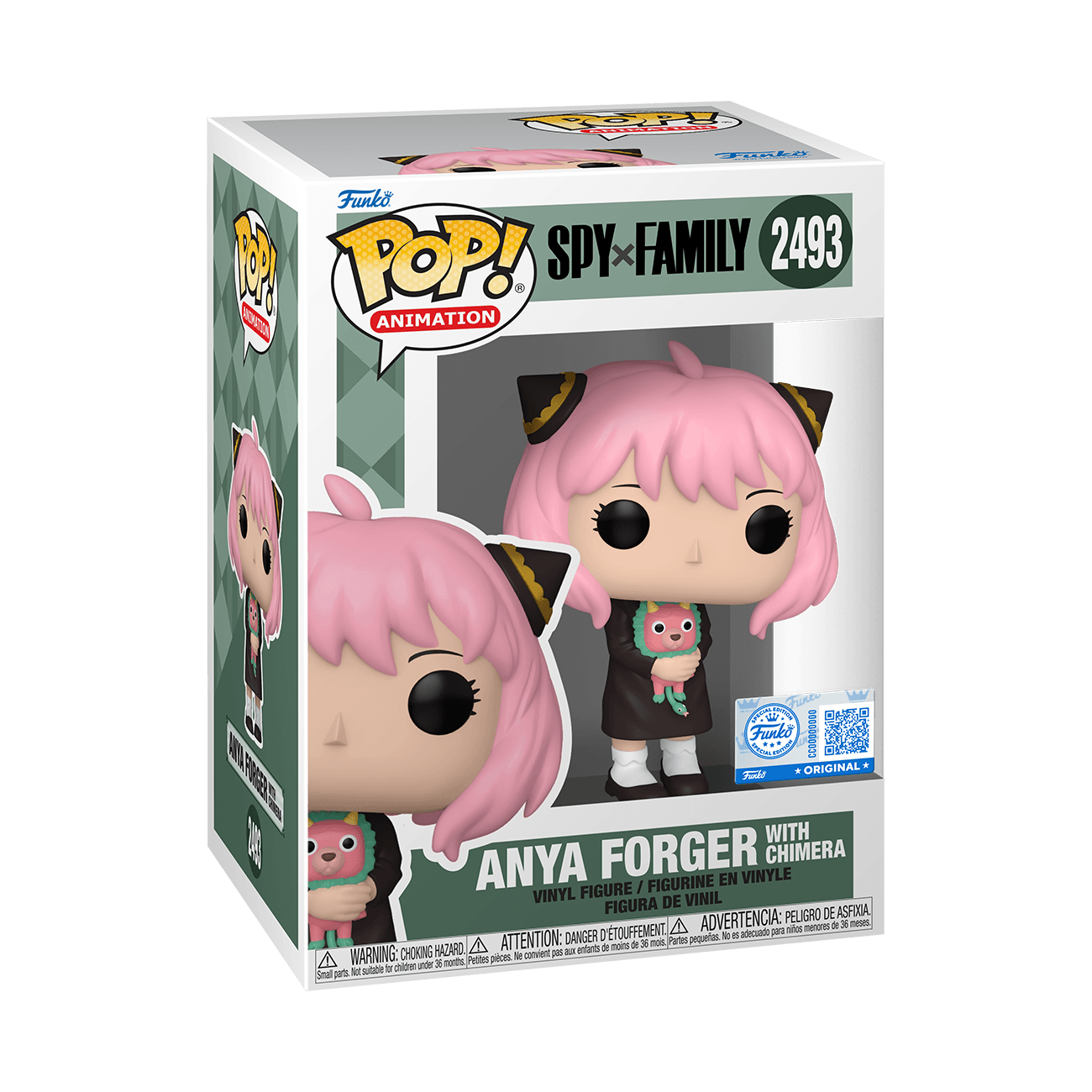 Funko POP! Spy x Family Anya Forger mit Chimera Vinylfigur Nr. 2493