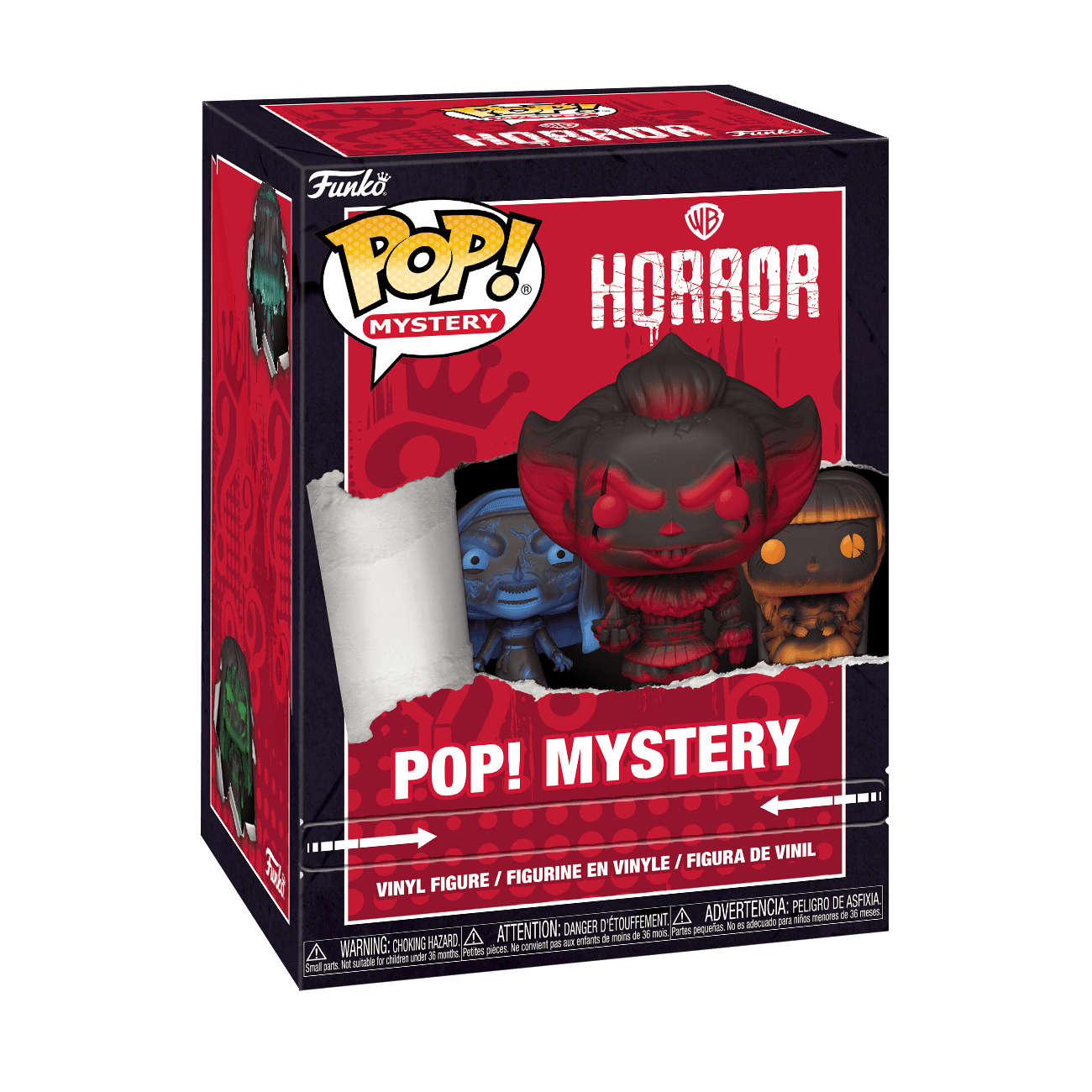 Funko POP! Mystery Warner Bros. Horror Blind Box Sammelfigur, 1 Stück sortiert