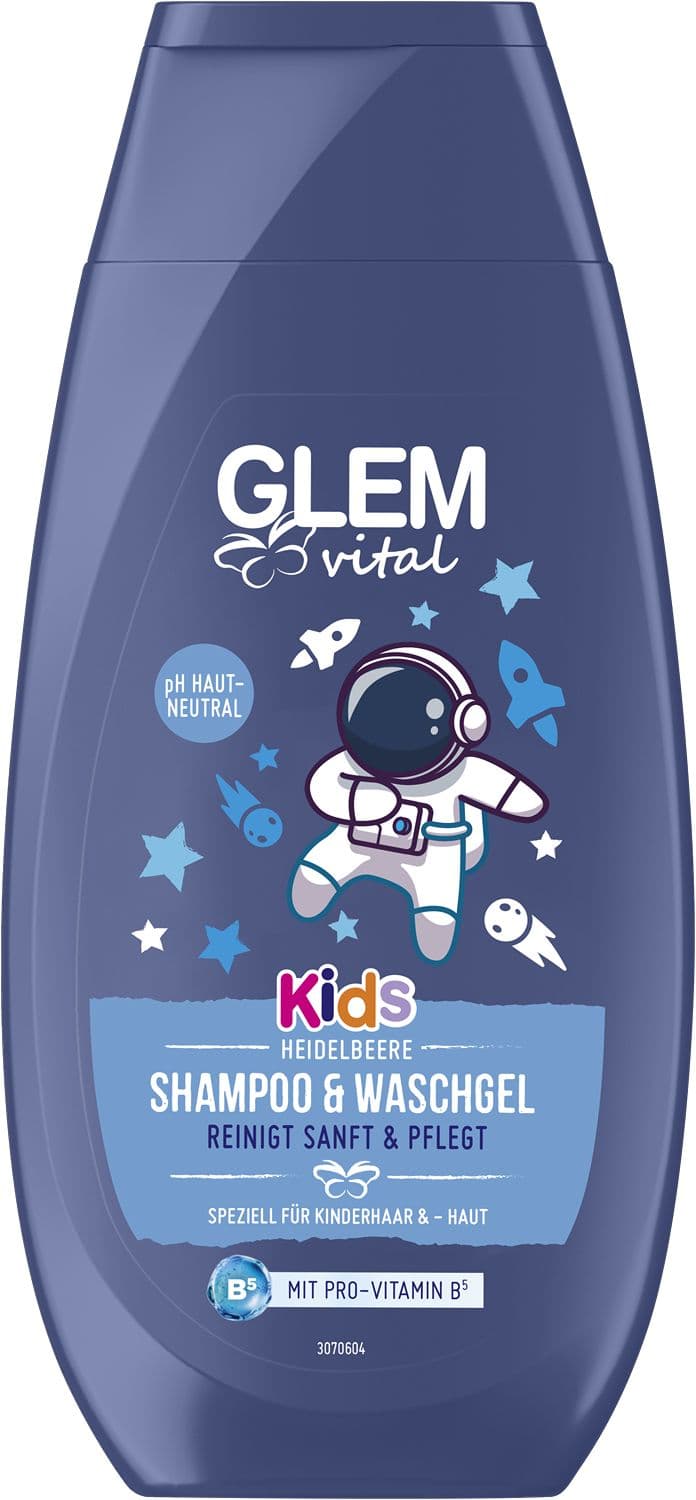 Glem Vital Kids Shampoo & Waschgel Heidelbeere