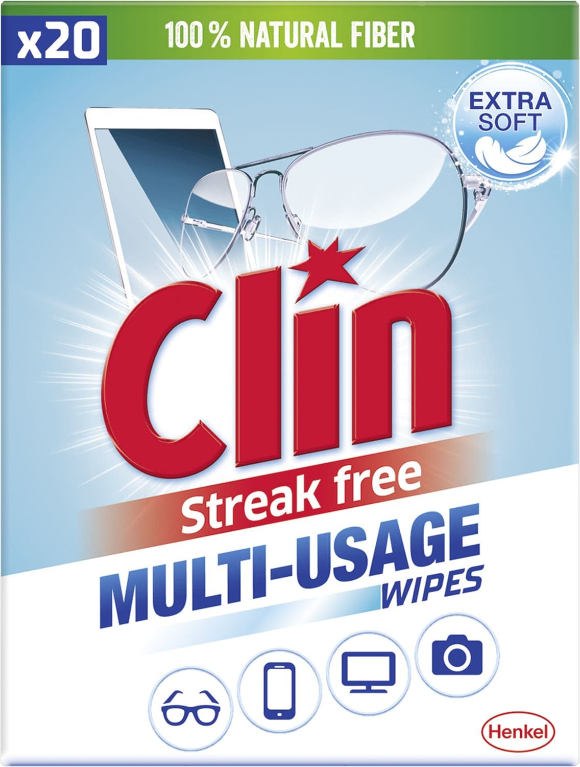 Clin Brillenputztuch Streak free