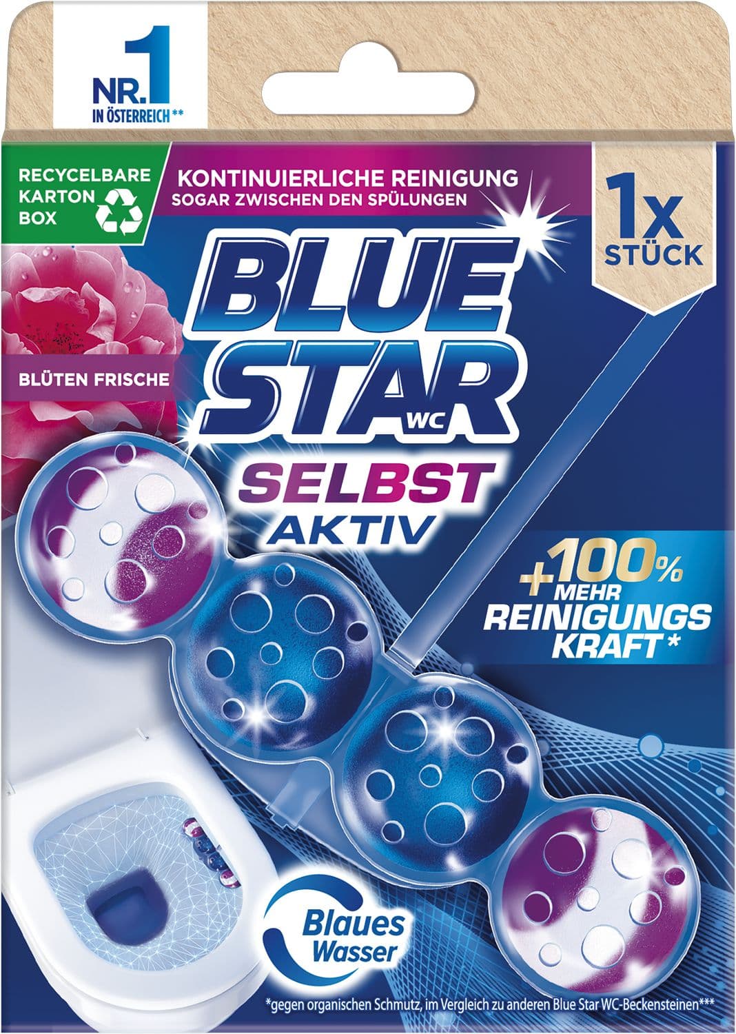 Blue Star WC-Steine Blütenfrische