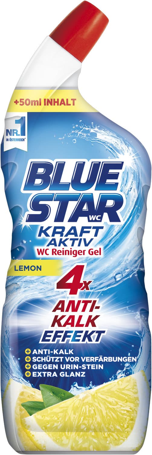 Blue Star WC-Reiniger Kraft Aktiv Gel Lemon
