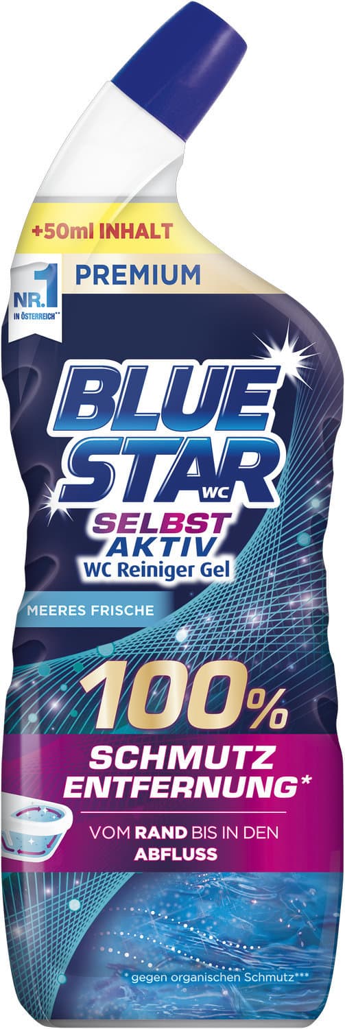 Blue Star WC-Reiniger Selbst Aktiv Gel Meeres Frische