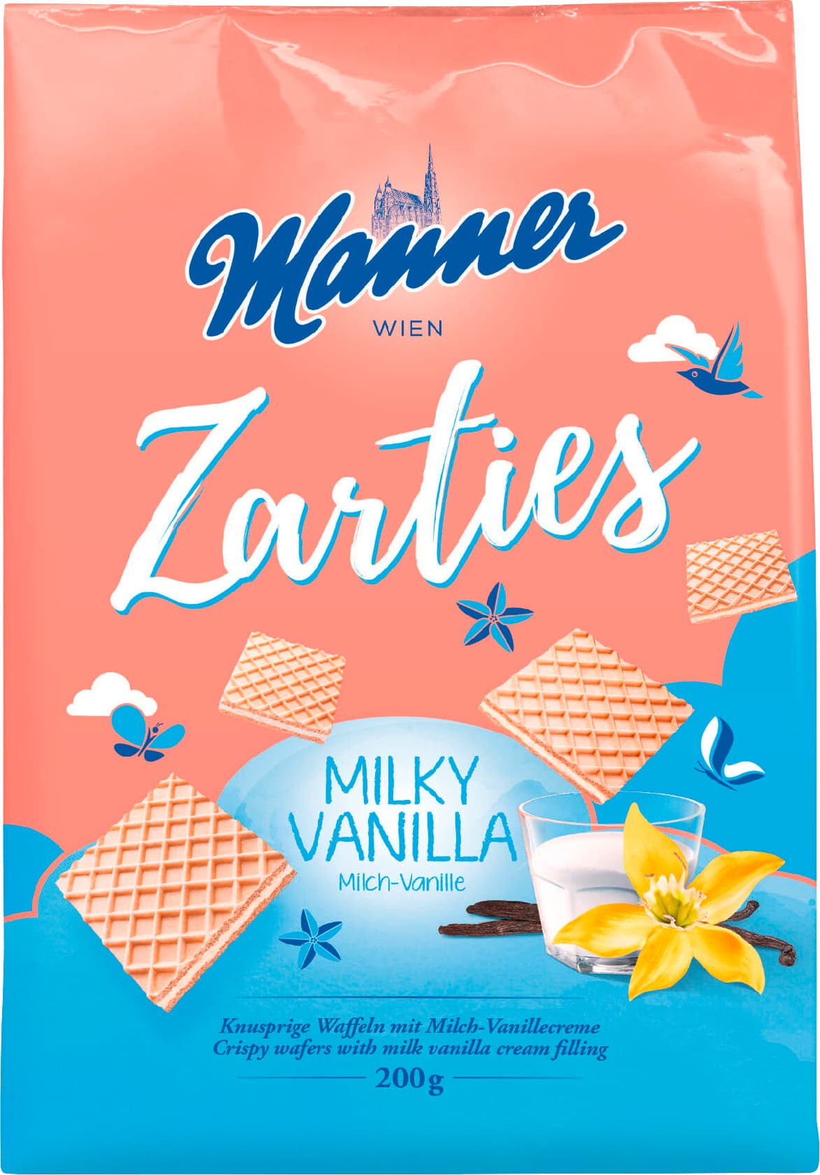Manner Milky-Vanilla Waffeln