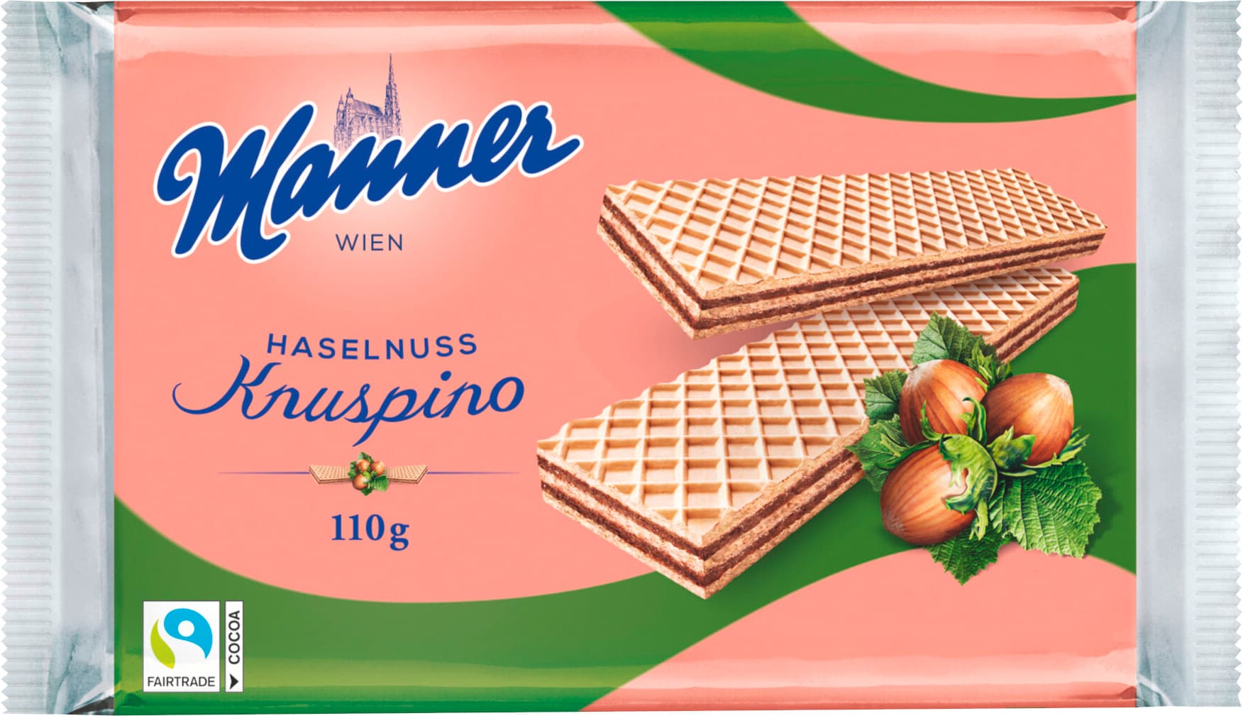 Manner Oblátky Knuspino lieskovo-orieškové