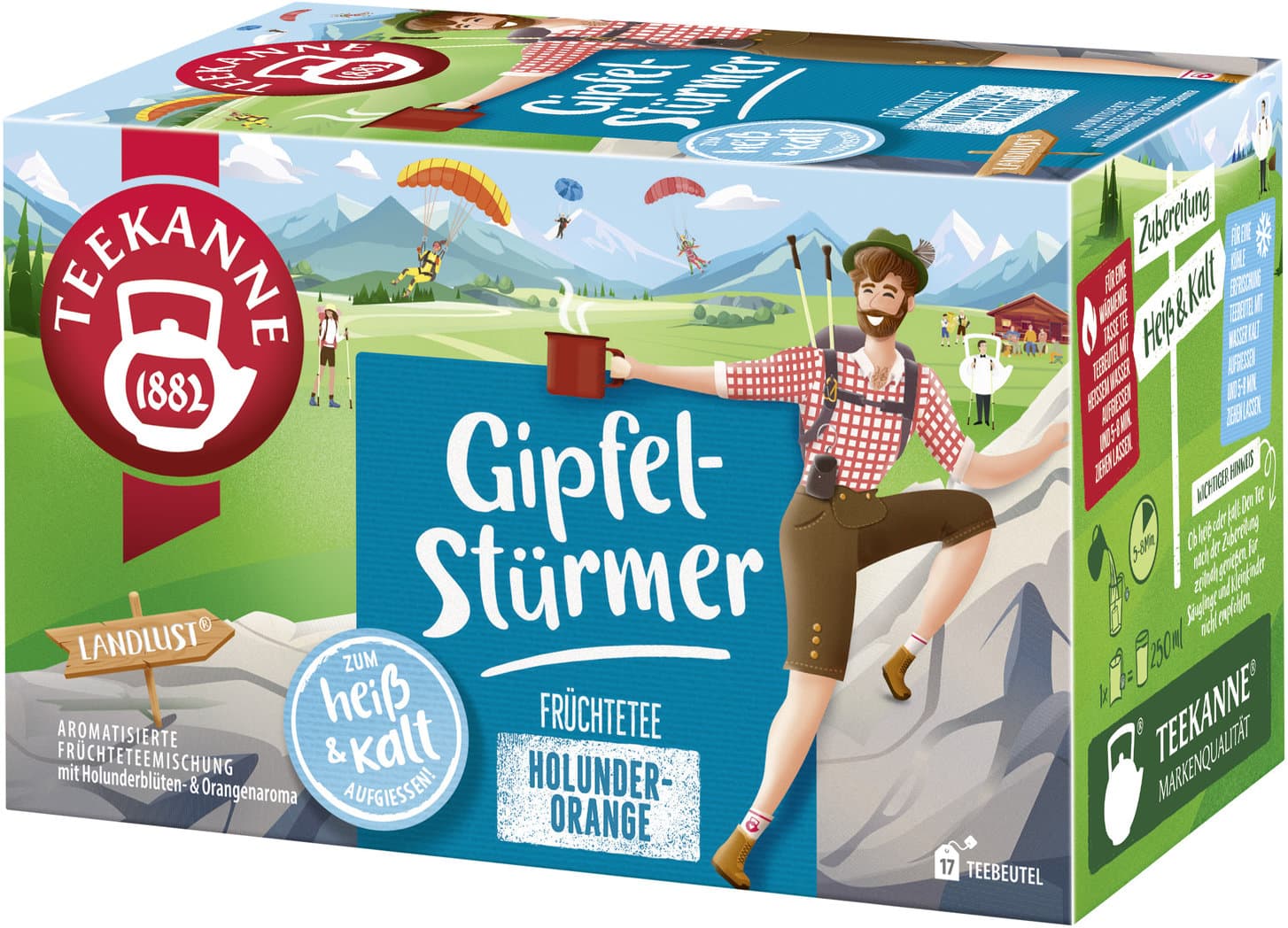 TEEKANNE Früchtetee Landlust Gipfelstürmer